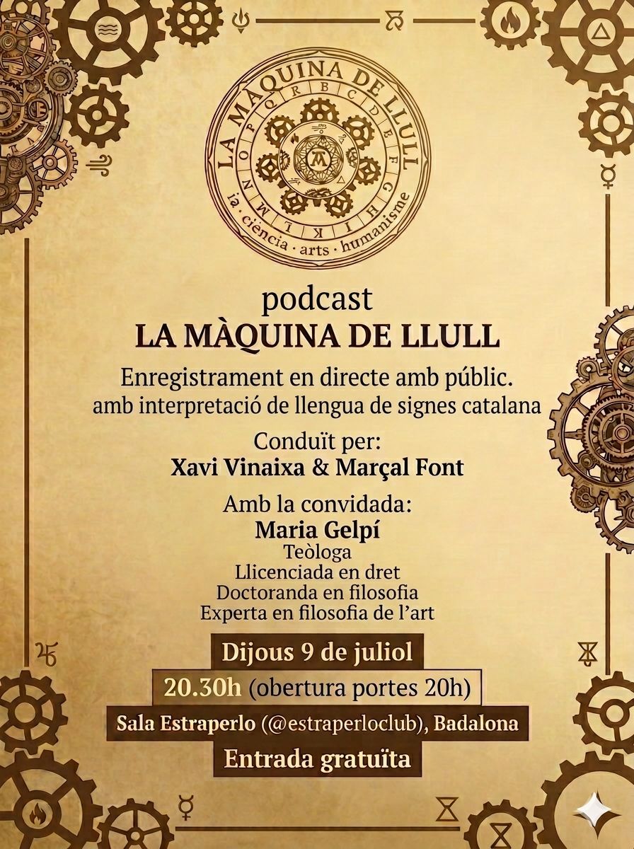 Cartell de Enregistrament · Capítol 2 amb la convidada Maria Gelpí
